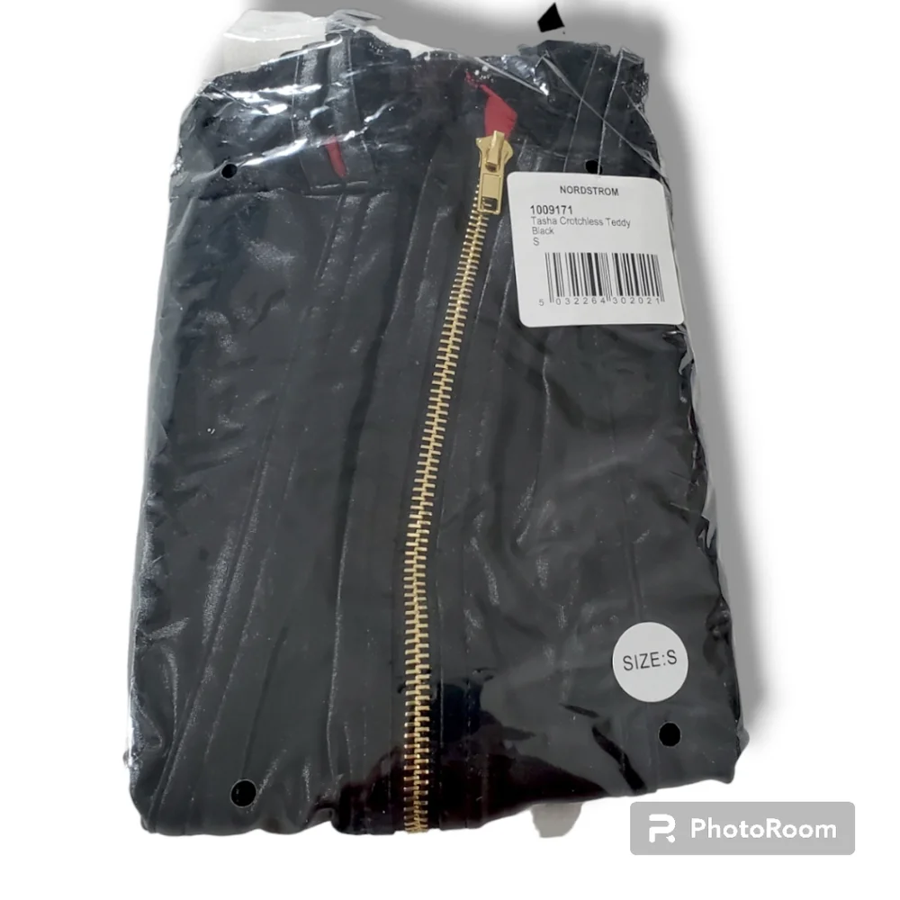 NWT Nordstrom Ann Summers Black Latex Tasha Teddy Size Small - Picture 5 of 8